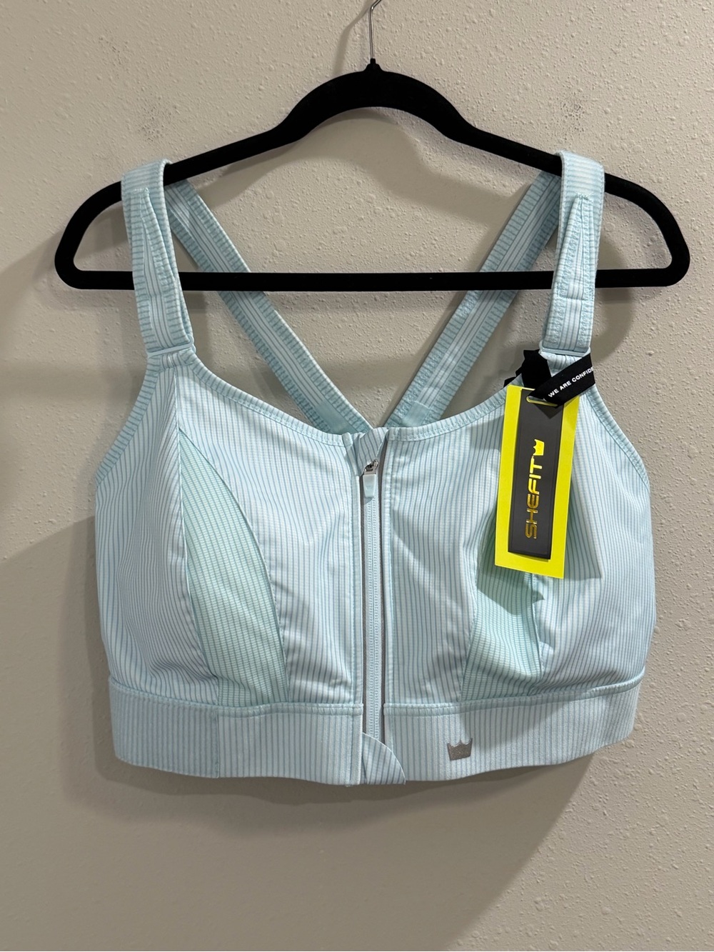 SHEFIT NWT 4Luxe Bahama Surge Ultimate Sports Bra High Impact Support Adjustable
